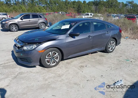 2017 Honda Civic Lx from USA, damaged, VIN 19XFC2F54HE013823